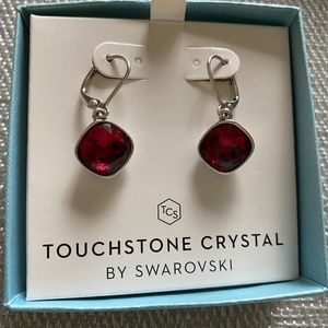 Breeze Earrings, Scarlet